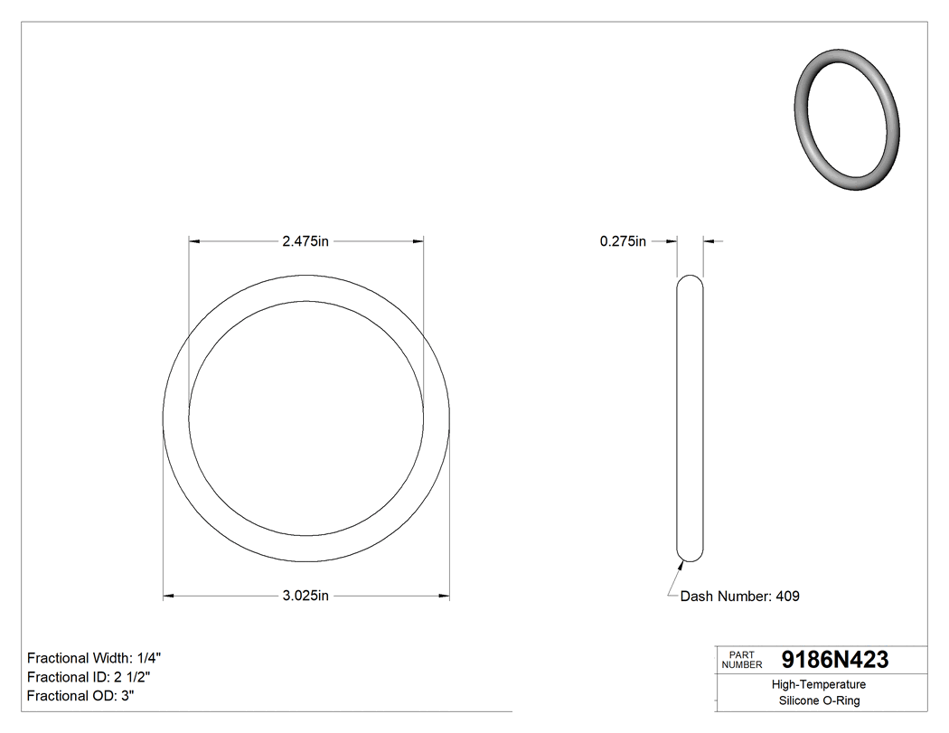 Technical drawing - 9186N423